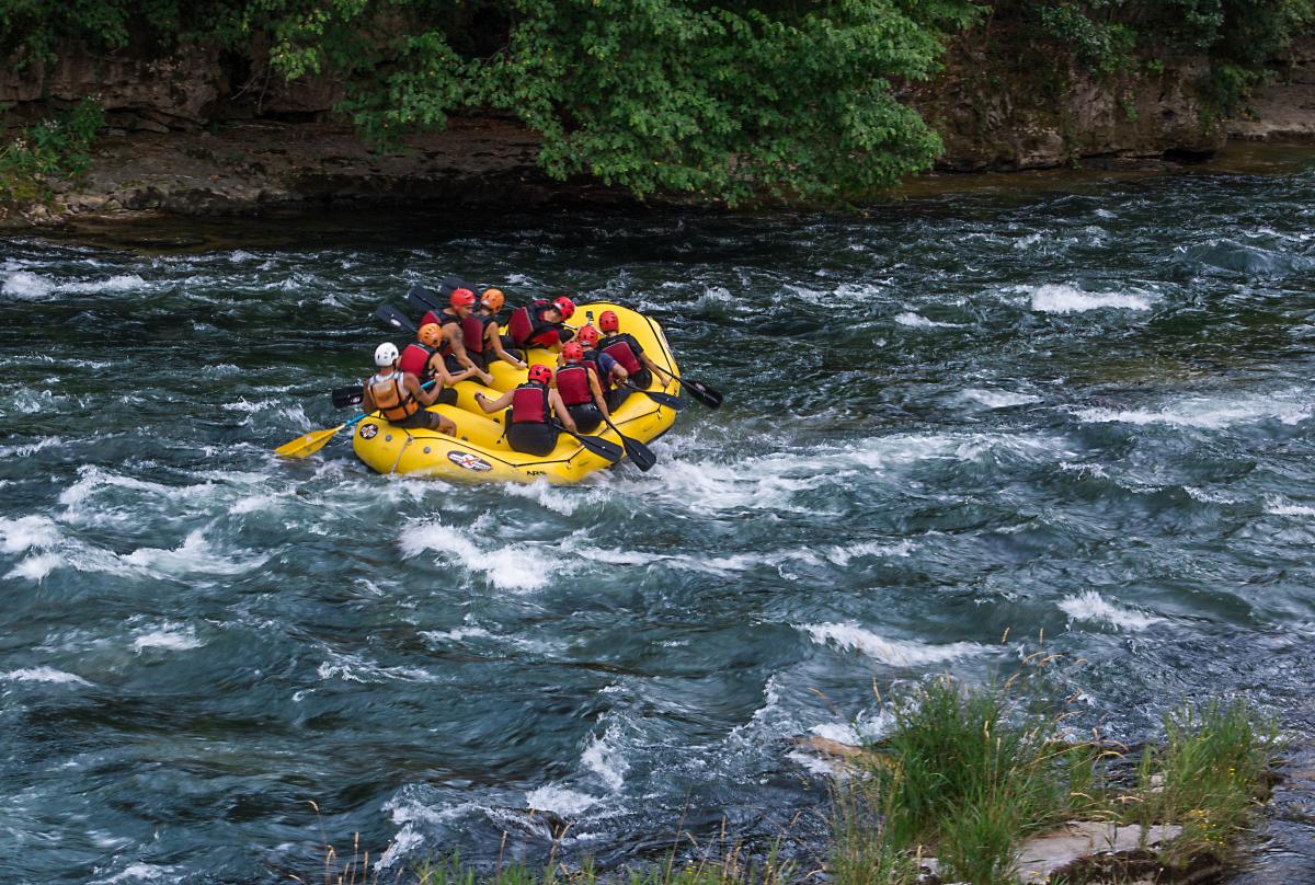 Rafting sul fiume Brenta durante la tua vacanza attiva in Veneto sulle Colline del Prosecco