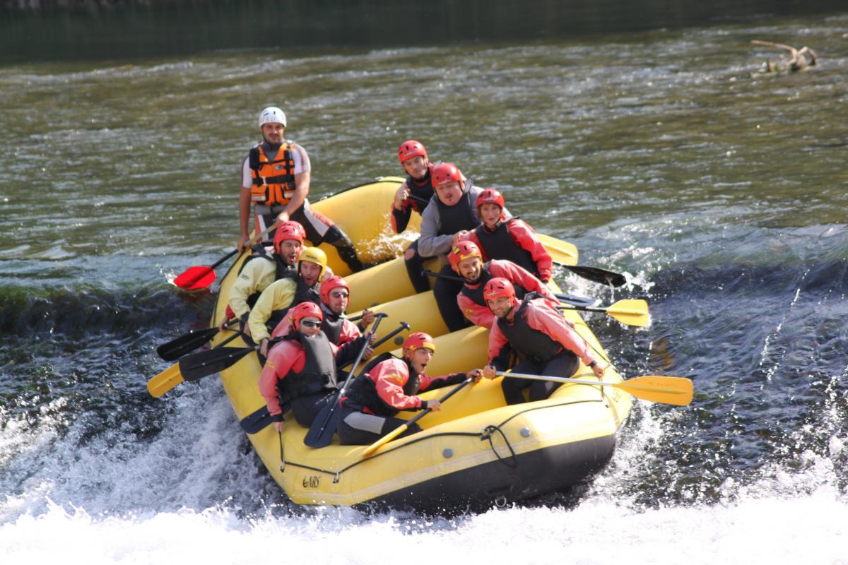 Rafting sul fiume Brenta durante la tua vacanza attiva in Veneto sulle Colline del Prosecco