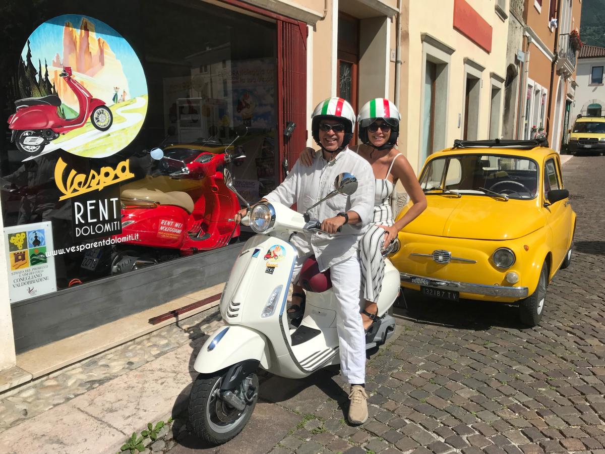 Vespa Rent Dolomiti, Viaggiare in vespa sulle Colline del Prosecco Superiore