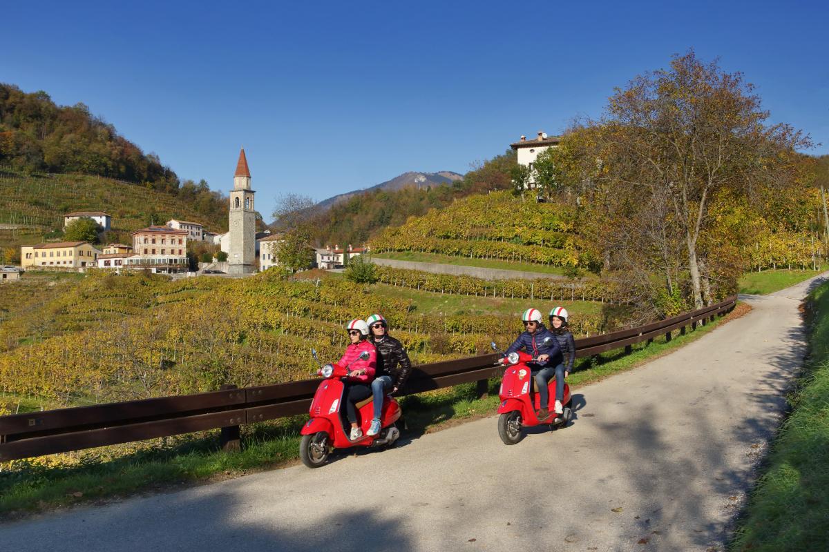 Tour in vespa tra le Colline del Prosecco Superiore - attività ed esperienze originali in Veneto