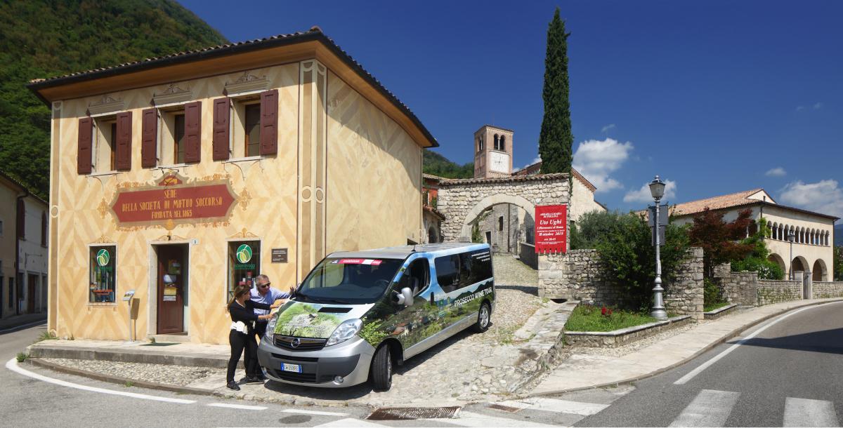 tour nelle colline del prosecco in minivan