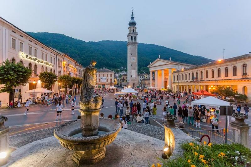 Valdobbiadene, die Weinstraße Strada del Prosecco