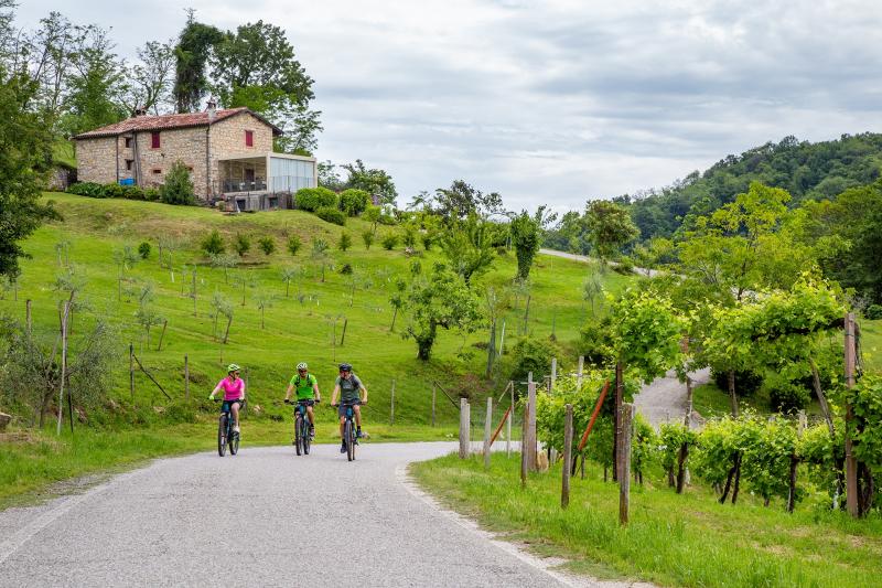 E-Bike-Tour in der Hügellandschaft der UNESCO