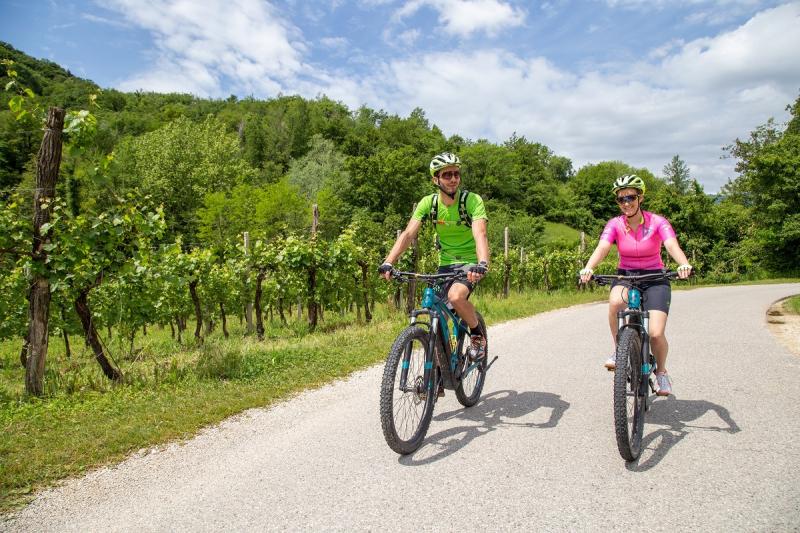 E-MTB-Tour in den Hügeln von Vittorio Veneto