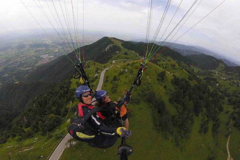 Bike & Fly on Monte Grappa, the best launch pad in Italy